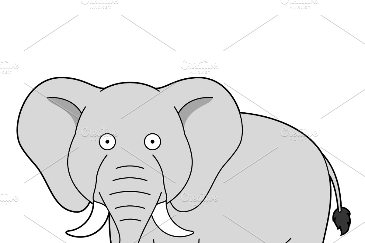 27x African Animals in cartoon style, an Animal Illustration by asantosg (Photo 6 of 12)