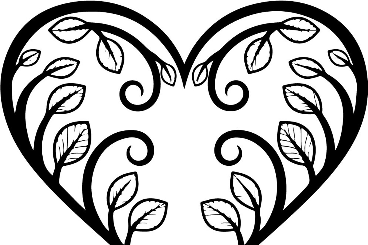 Decorative Heart Silhouette Bundle, an Illustration by Designs_River (Photo 2 of 45)