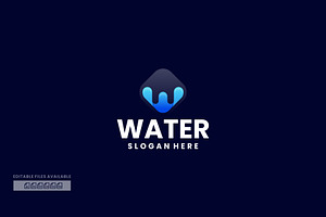 Water Gradient Colorful Logo, a Branding & Logo Template by ivan_artnivora