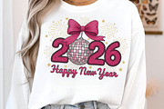 Happy New Year 2026 Crochet Yarn PNG, an Illustration by SinaCreation (Thumbnail 2 of 11)