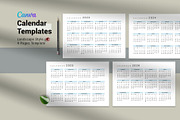 Calendar Template/Yearly Calendar, a Stationery Template by Design Zone (Thumbnail 1 of 4)