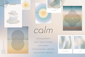 Calm Gradient & Vector Shapes Images