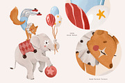 Vintage Circus Watercolor Set, a Decorative Illustration by Eva Gentle (Thumbnail 14 of 16)