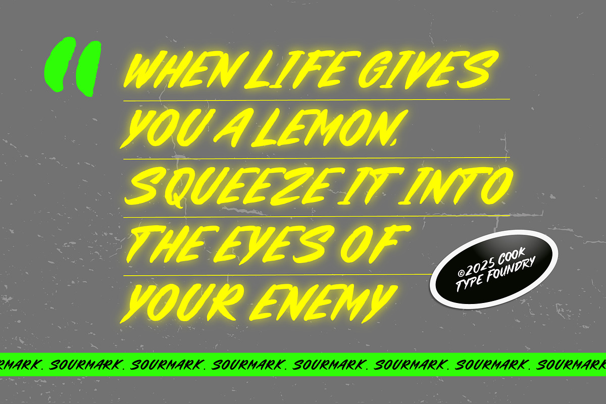 Sourmark, a Handwritten Font by graphicook (Photo 9 of 10)