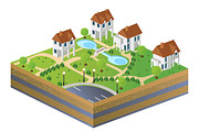 Country house, an Illustration by AlexZeL (Thumbnail 3 of 4)