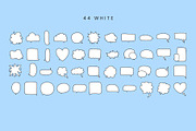 Speech Bubbles Set | 100% Hand Drawn, an Object Illustration by Kristina Chistiakova (Thumbnail 2 of 4)