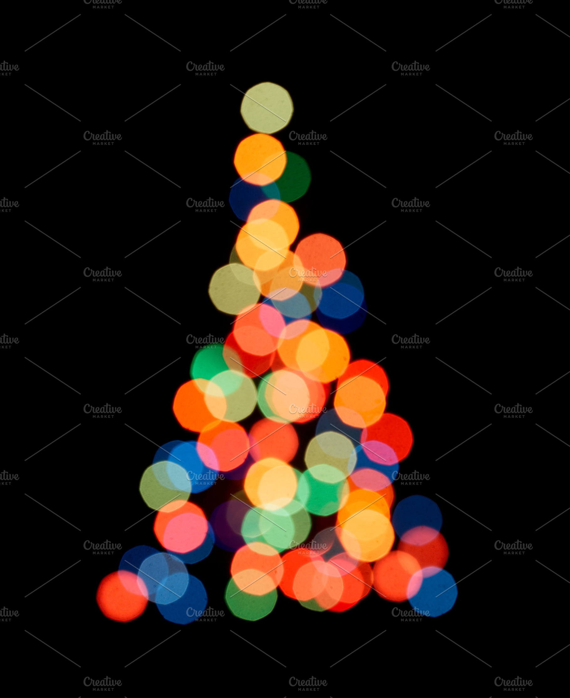 Silhouette of christmas tree containing abstract, background, and black, a Holiday Photo by oksix