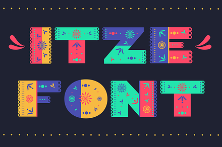 Itze Font, a Font by yaisalinas