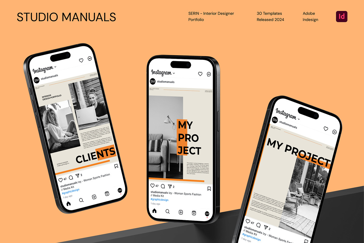 SERIN - Interior Designer Portfolio, a Social Media Template by Studio Manuals (Photo 3 of 8)