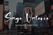 Sage Valerie, a Handwritten Font by HaKi Studio (Thumbnail 1 of 5)