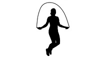 An energetic Jump Rope Silhouette, an Illustration by Amazin_art (Thumbnail 31 of 31)