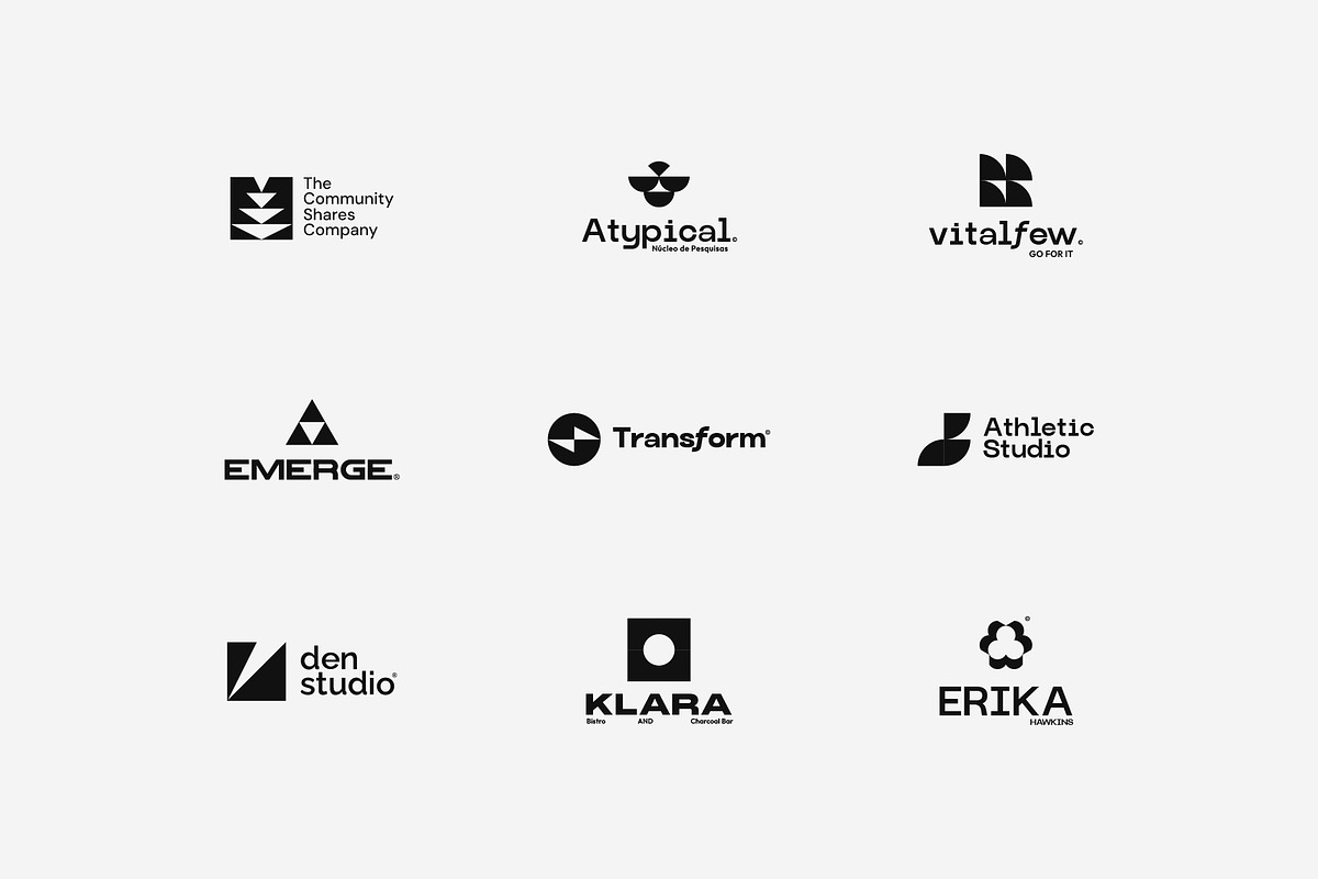 32 Modern Logo Template, a Branding & Logo Template by Nowshinz Shoma (Photo 14 of 20)