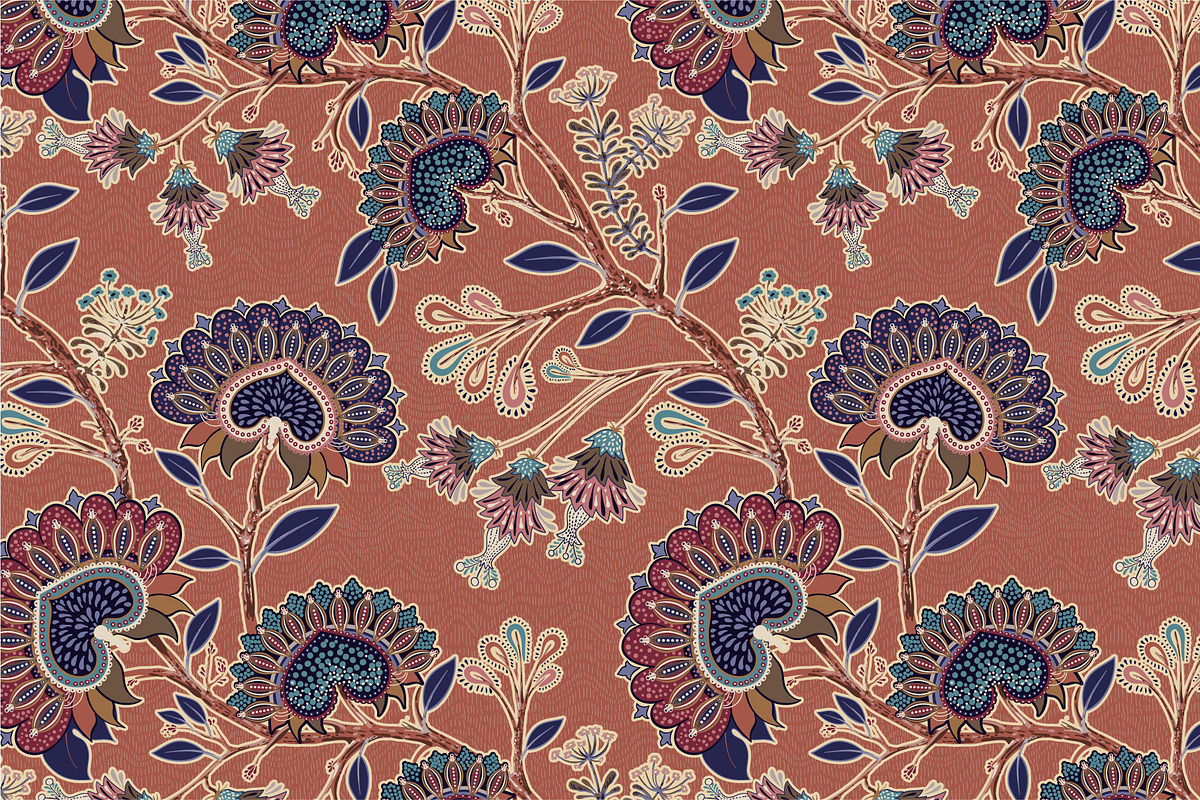 Autumn floral patterns. Seamless EPS, a Pattern Graphic by Sunny_Lion (Photo 5 of 6)