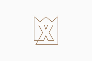x Letter King Crown Logo Vector Icon, a Branding & Logo Template by VASTARD STUDIO