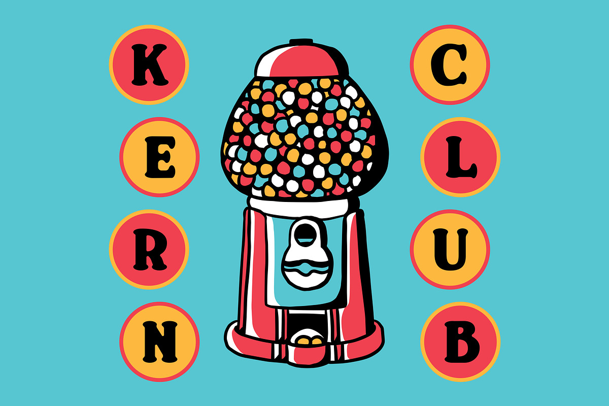 Bubble Serif Font, a Serif Font by Kern Club (Photo 2 of 4)