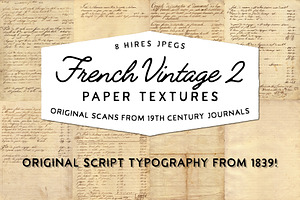 French Vintage 2 - Paper Textures