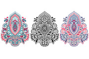 Indian Floral Lotus Ornament, an Object Illustration by Transia (Thumbnail 2 of 2)