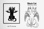 Mystical Black Cat, an Object Graphic by Anastasia (Thumbnail 2 of 15)