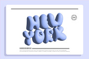 Love Bubble Font, a Font by Artcoast Fonts (Thumbnail 6 of 10)