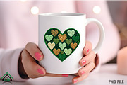 St Patrick Crochet Heart PNG, an Illustration by Craft Nest (Thumbnail 4 of 4)