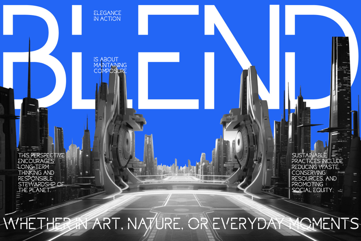 Torizon – Futuristic Sans Serif Type, a Sans Serif Font by Vadovastd (Photo 4 of 7)