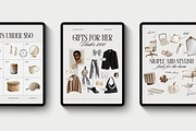 LTK Fashion Canva Templates, a Social Media Template by Xenié Creative (Thumbnail 8 of 9)