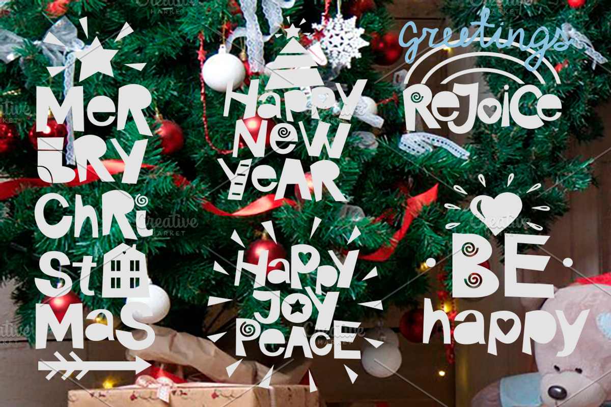 JOY of CHRISTMAS set, an Illustration by Ola-la-la (Photo 2 of 12)