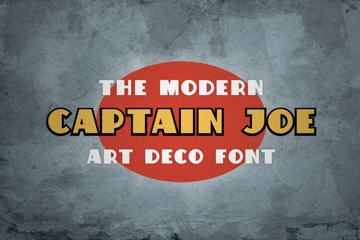 Captain Joe Bold & Strong Typeface preview 2
