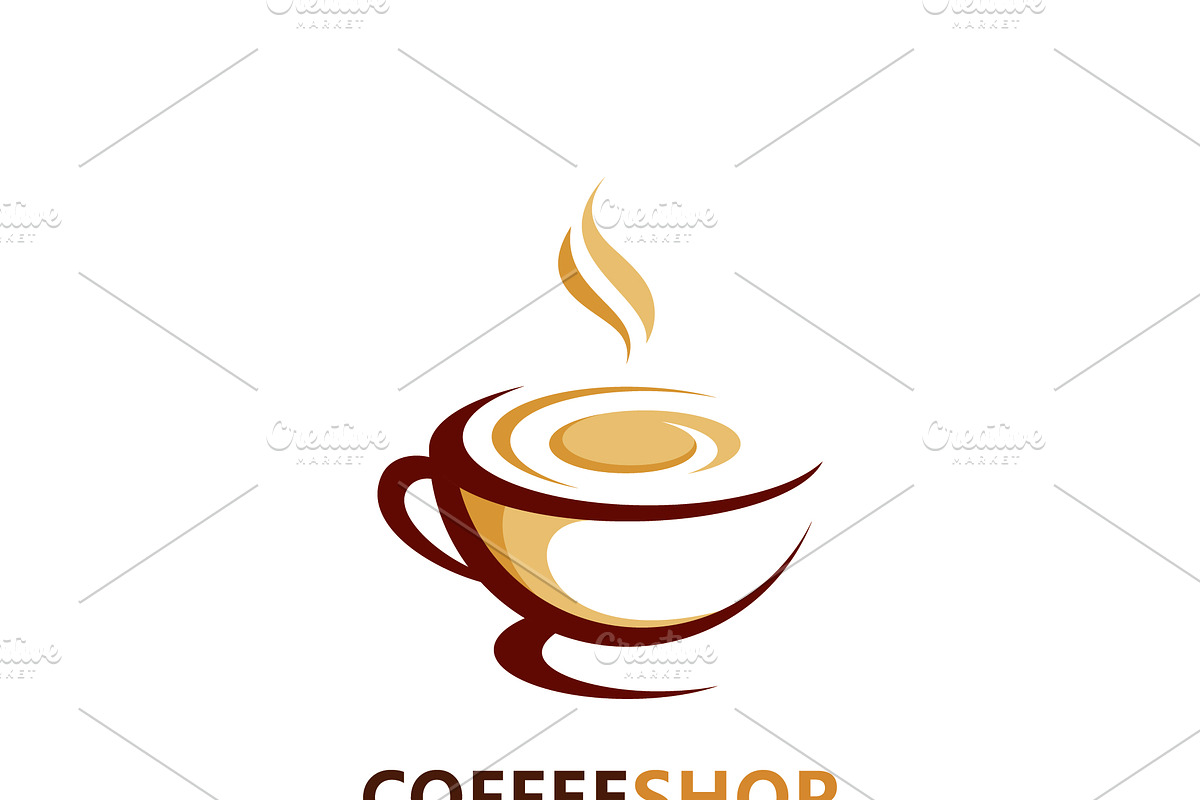 Coffee shop Minimalist vector logo., a Graphic by T.Vooka