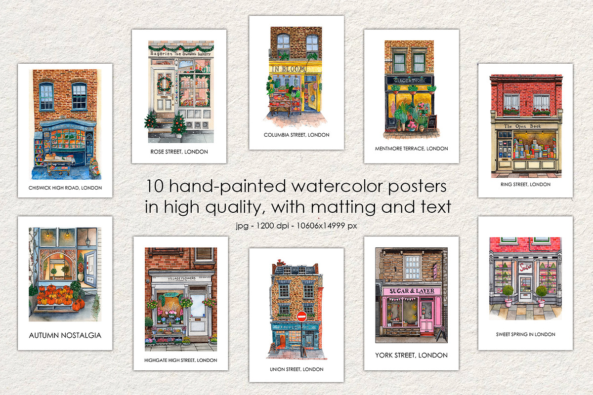 Behind London's Windows, an Object Illustration by SunnJaneArt (Photo 2 of 9)