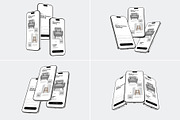 Levitating Phone Mockup, an iPhone Mockup by Rizky Audymas (Thumbnail 4 of 4)