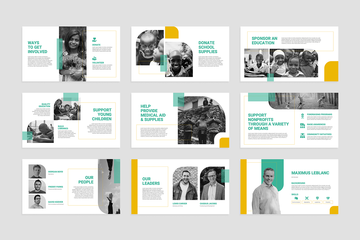 Poverty Keynote Template, a Presentation Template by Flat Icons (Photo 3 of 4)