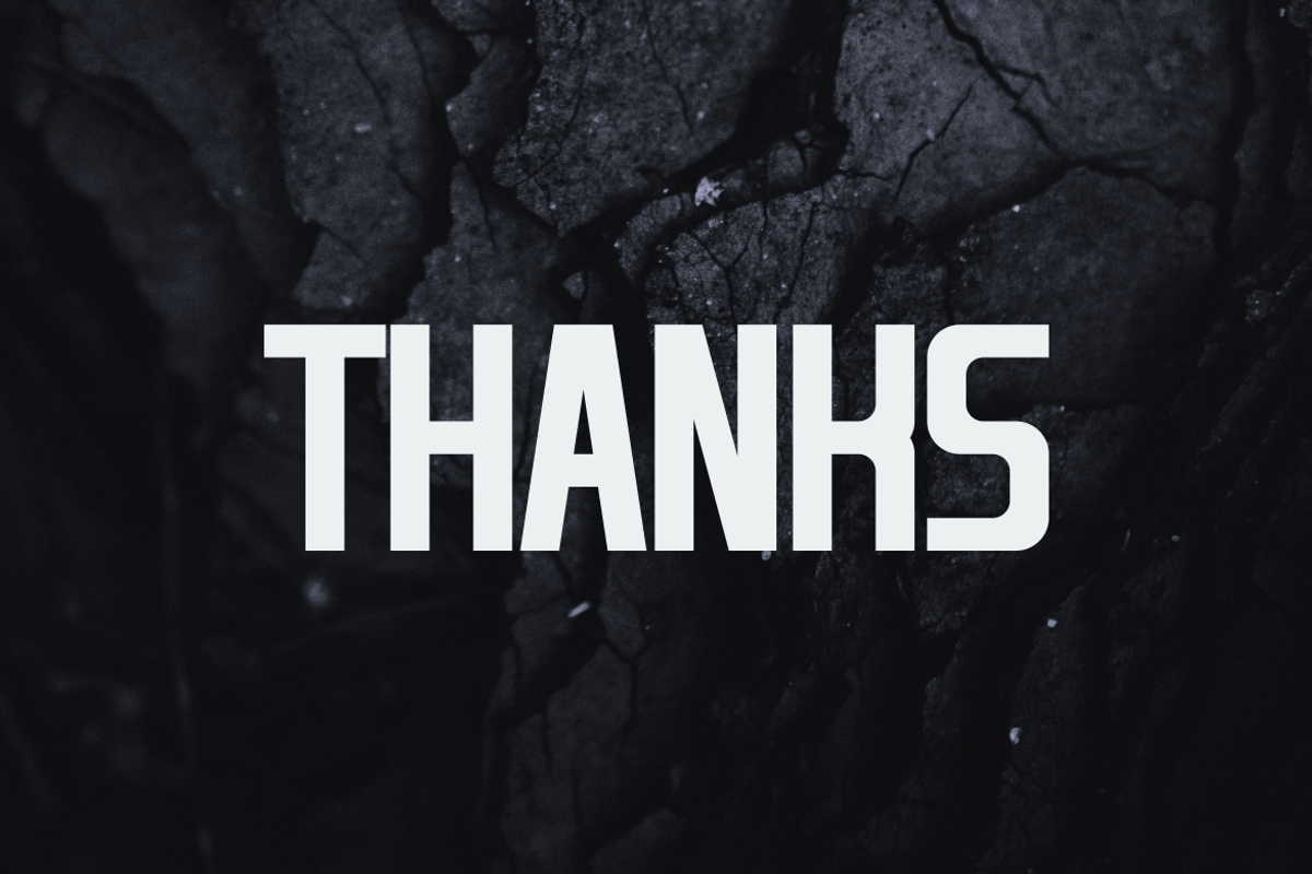 Thexou - Font, a Sans Serif Font by artchiles_design (Photo 5 of 5)
