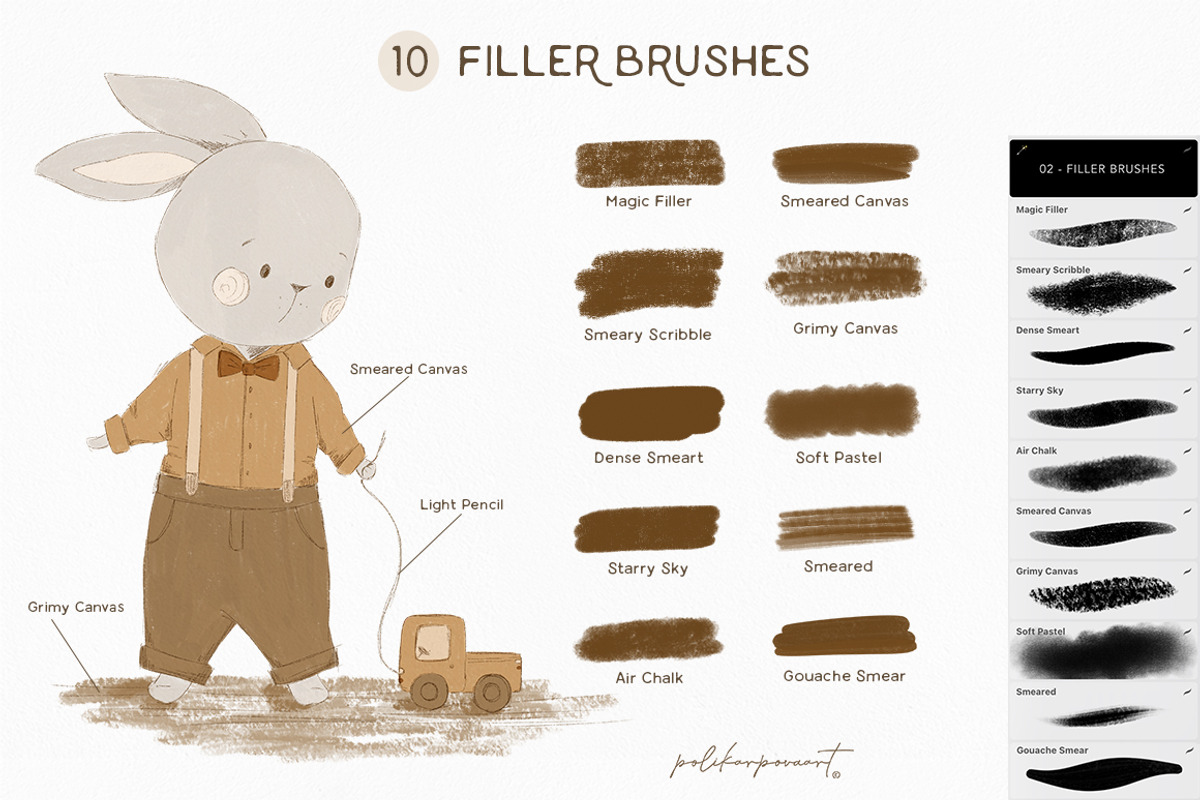 Time of Magic. Procreate Brushes, a Brush Add-On by polikarpovaart (Photo 5 of 18)