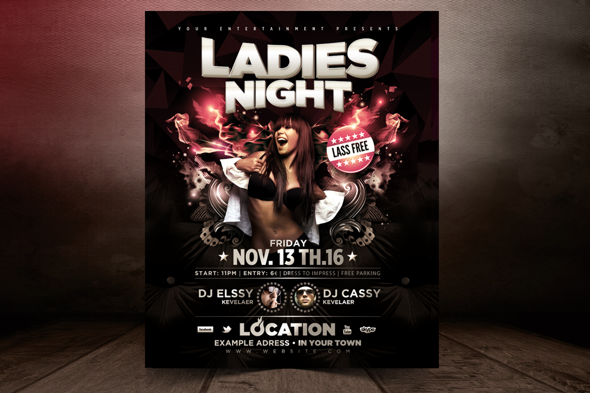 Ladies Night, a Flyer Template by aigenart (Photo 4 of 5)