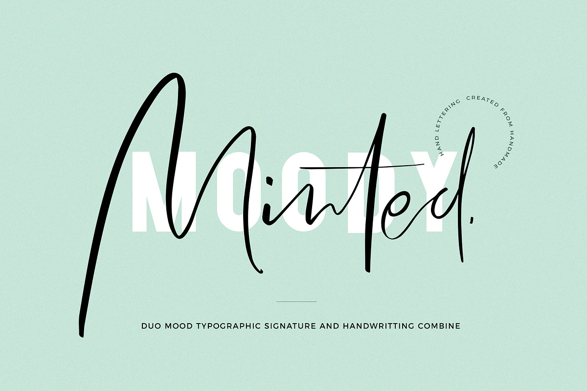 Minted Mood / Font Duo