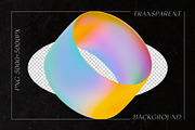 Holo Geometry Abstract 3D PNG Shapes, an Object Graphic by stasylionet (Thumbnail 4 of 11)