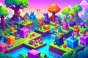 24 Game Platform Background, a Background Photo by Design_Planet (Thumbnail 2 of 12)