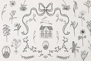 Spring Whispers vector clipart, a Decorative Illustration by vanloveart (Thumbnail 3 of 10)