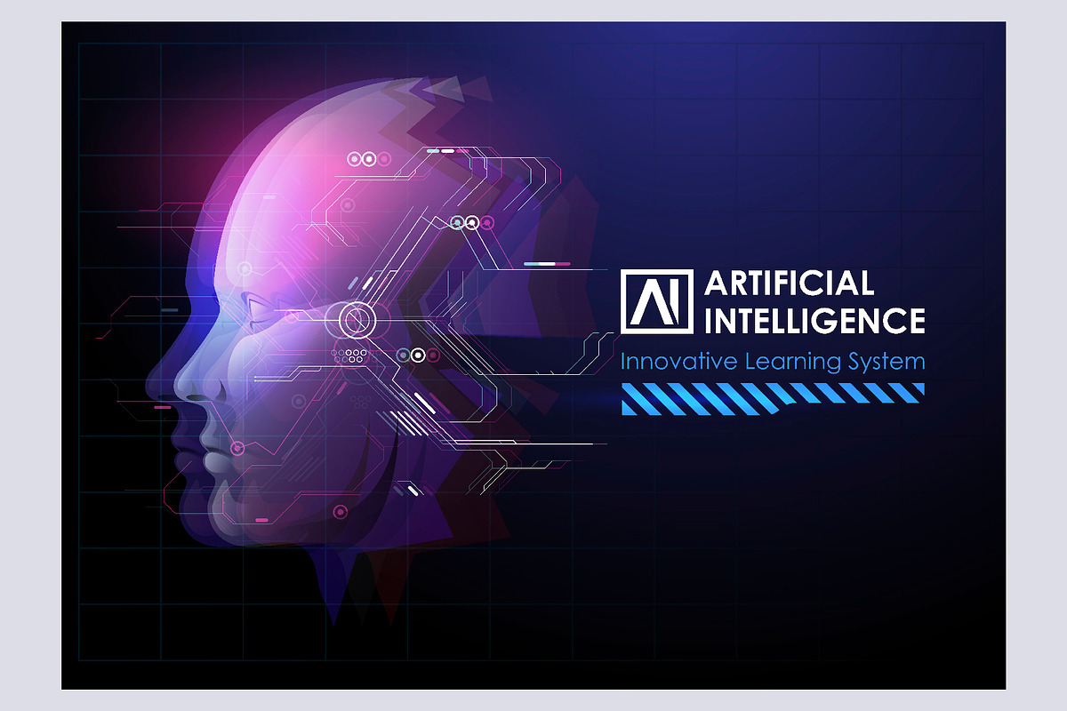 Futuristic posters AI, a Technology Illustration by Andrew_Derr (Photo 7 of 11)