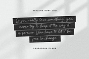 Avelora - Elegant Script & Sans Font, a Font by Hasbi Creative (Thumbnail 8 of 11)
