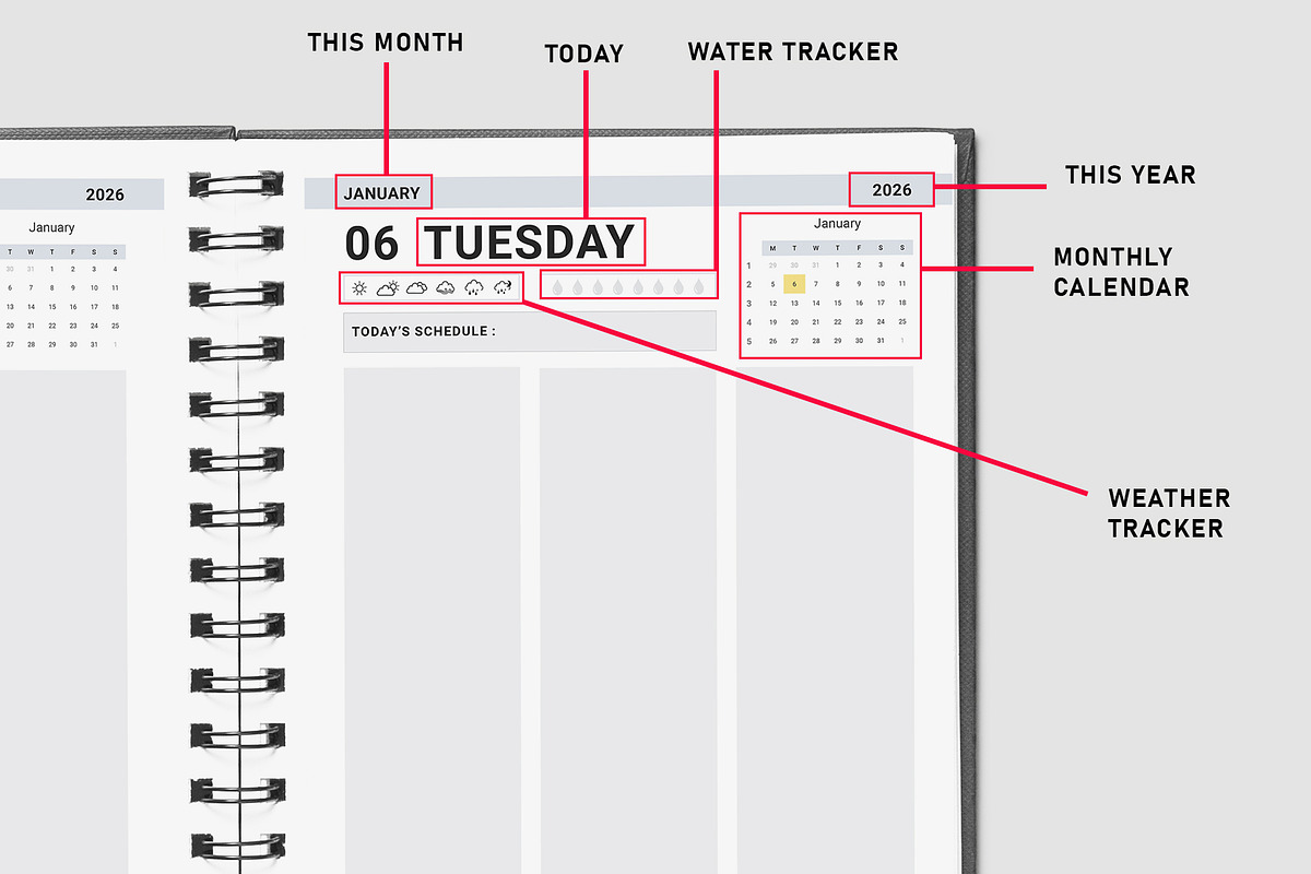 Ultimate Yearly Planner Bundle Pack preview 5
