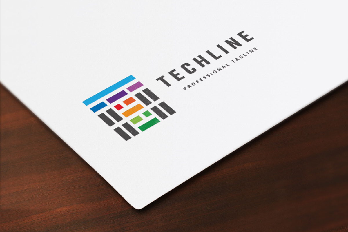 Tech Line Logo, a Branding & Logo Template by Design_Planet