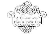 DUO Calligraphic Frames plus Cyra, a Serif Font by Intellecta Design (Thumbnail 3 of 5)