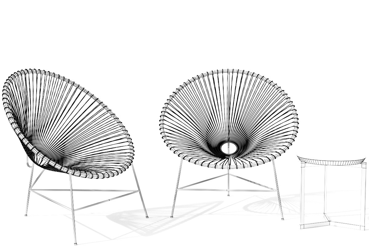 Balcony D - Steel Outdoor, a Furniture 3D Model by 3DCargo (Photo 6 of 7)