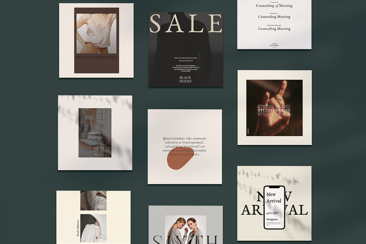 Coraz - Social Media Pack | Canva Ps, a Social Media Template by Sixth Studio Co (Photo 3 of 6)