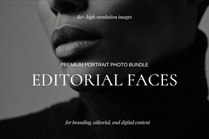 Editorial Portrait Photo Bundle, a Person Photo by Serenefeeling