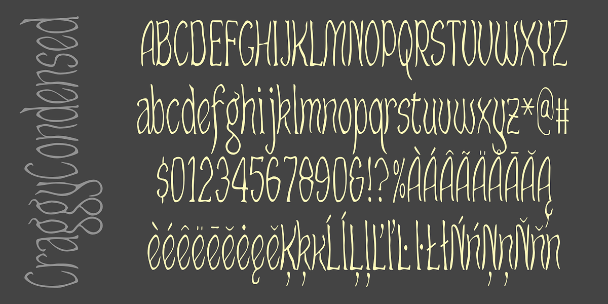 Craggy, a Handwritten Font by Ingrimayne Type (Photo 6 of 9)