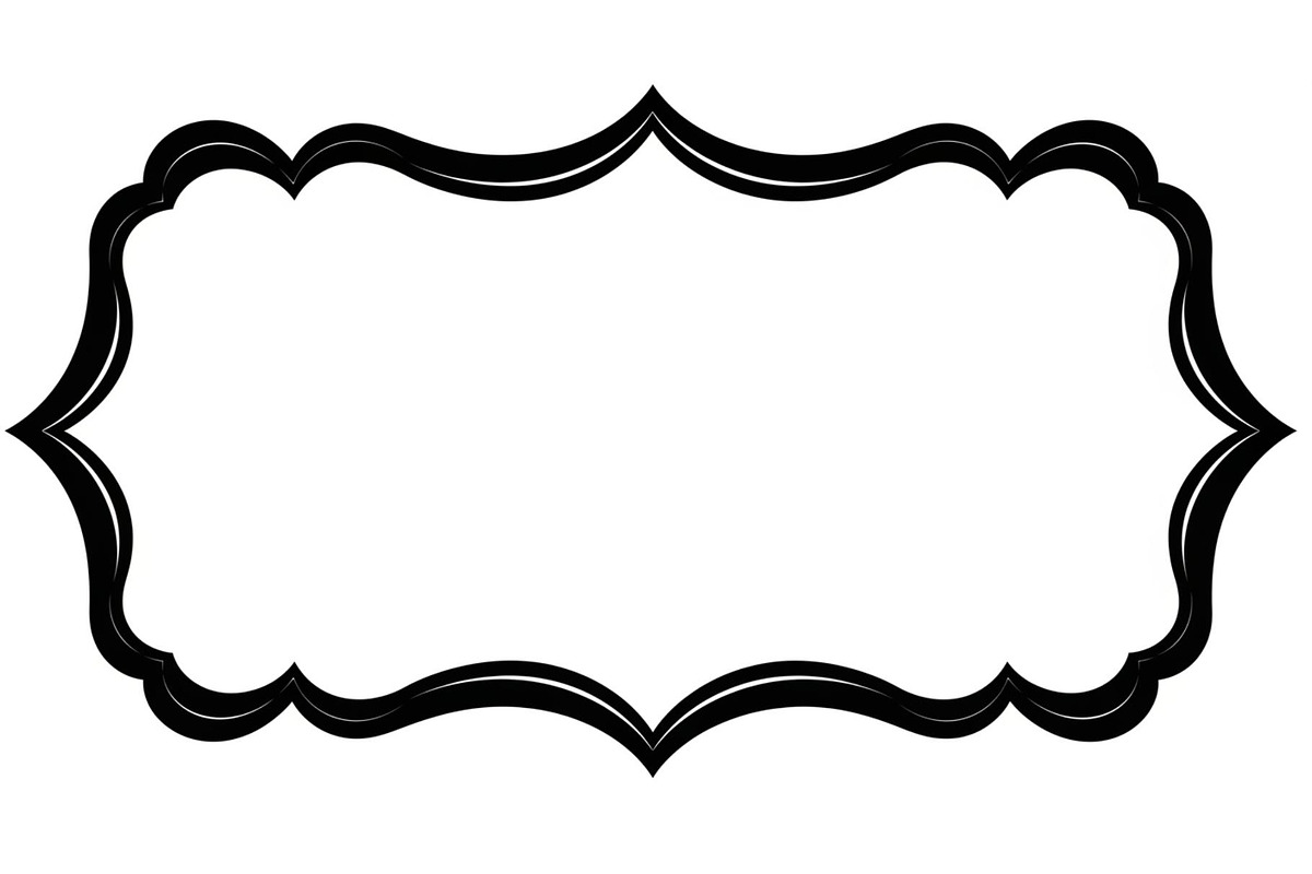 Wavy Scalloped Label Frame Bundle, an Illustration by musafir_fashion (Photo 5 of 51)