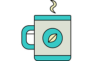 Coffee Cup Vector Workplace Icon Mug